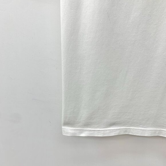 BURBERRY White Cotton T-Shirt With Nova Check Pocket Size M Classic Designer Cas - Picture 5 of 7